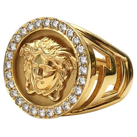 real gold versace ring|Versace wedding ring.